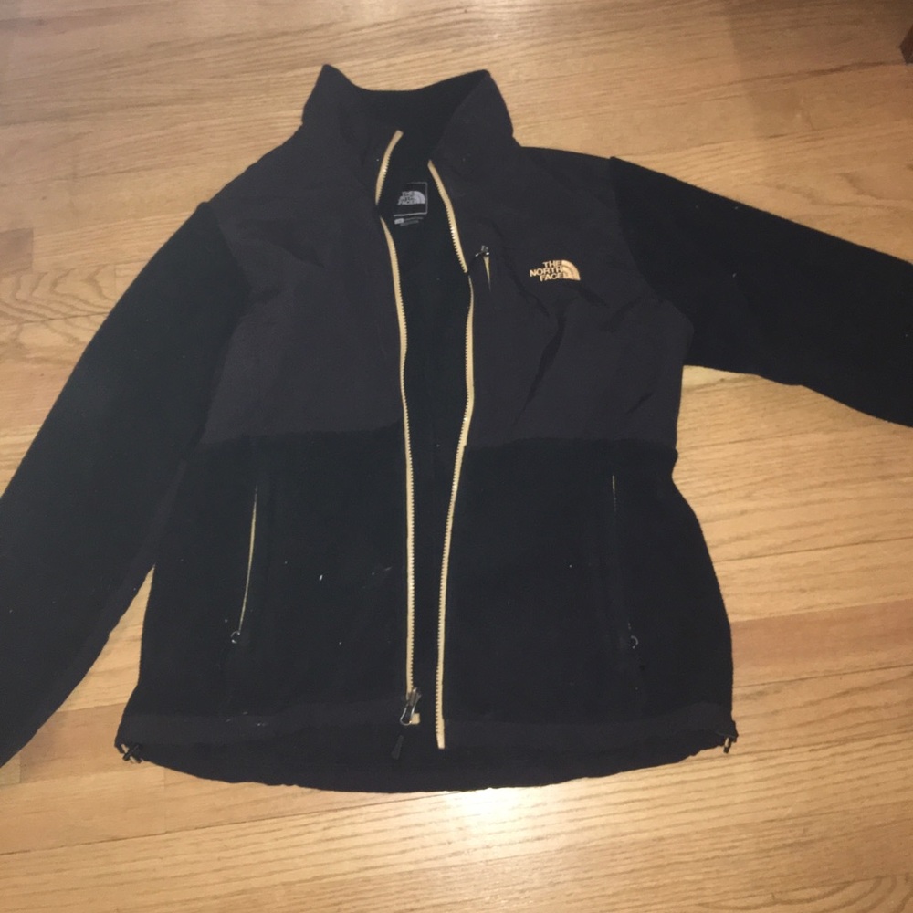 Black and Gold North Face